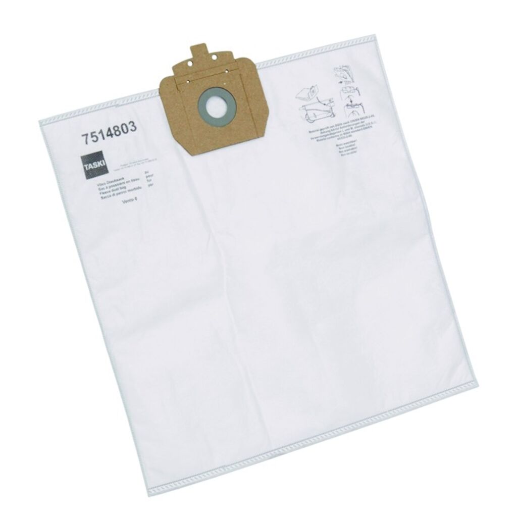 TASKI Disposable Fleece Dust Bags 10pc - Fleece bags for ergodisc 2000 ...